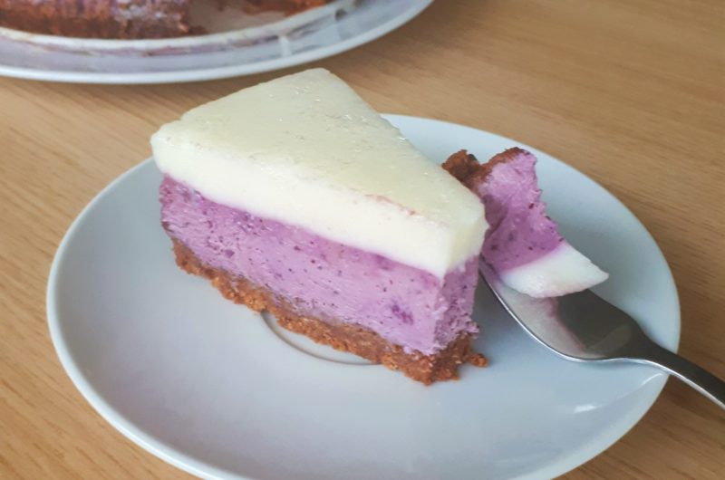 Dánsky čučoriedkový cheesecake